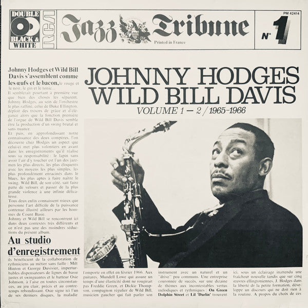 Johnny Hodges & Wild Bill Davis - Johnny Hodges And Wild Bill Davis (Volume 1 - 2 / 1965 - 1966)