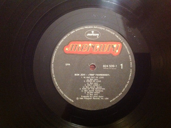 Bon Jovi - 7800° Fahrenheit