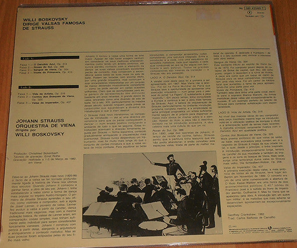 Willi Boskovsky / Wiener Johann Strauss Orchestra - Famous Strauss Waltzes
