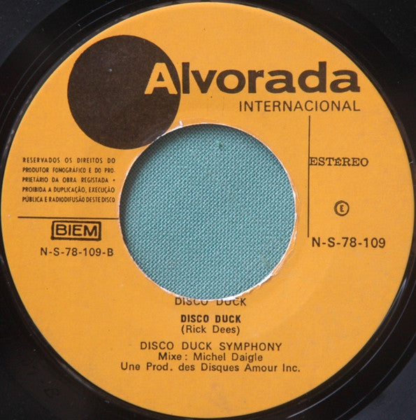 Paul Vincent (3) / Disco Duck Symphony - Disco Duck / Disco Duck
