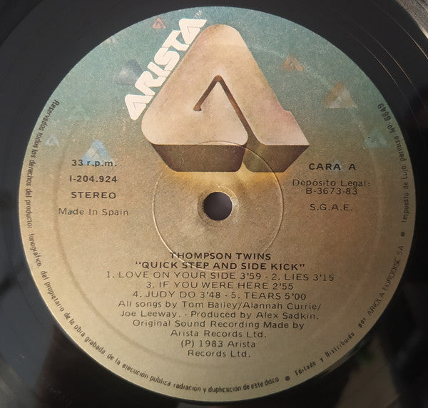 Thompson Twins - Quick Step & Side Kick