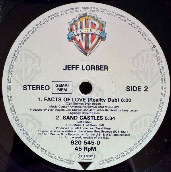 Jeff Lorber Featuring Karyn White - Facts Of Love