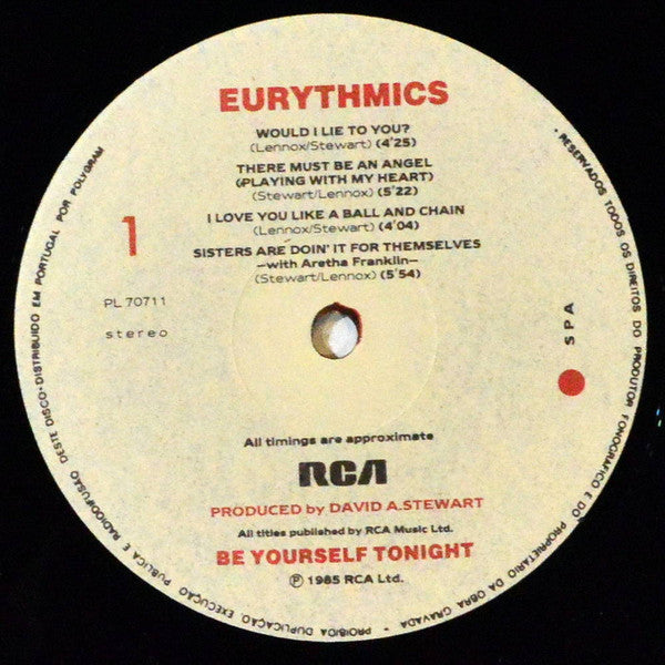 Eurythmics - Be Yourself Tonight