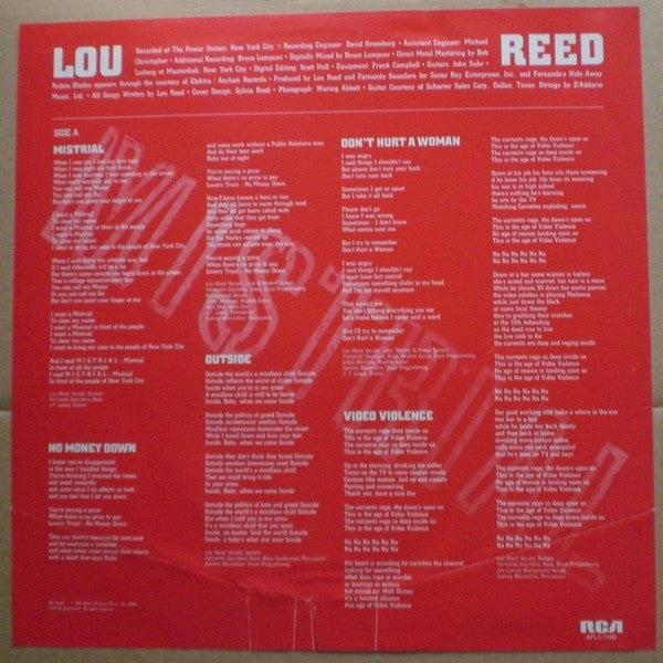 Lou Reed - Mistrial