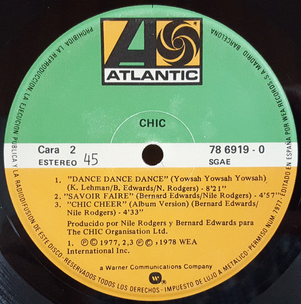 Chic - Chic Cheer (1984 Mix By Bernard Edwards)