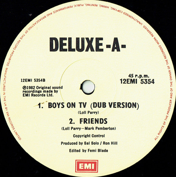 Deluxe A - Boys On TV (Long Version)