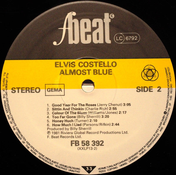 Elvis Costello & The Attractions - Almost Blue