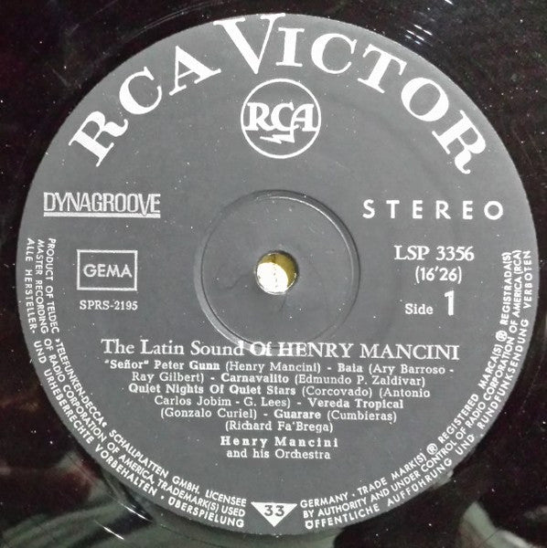 Henry Mancini - The Latin Sound Of Henry Mancini