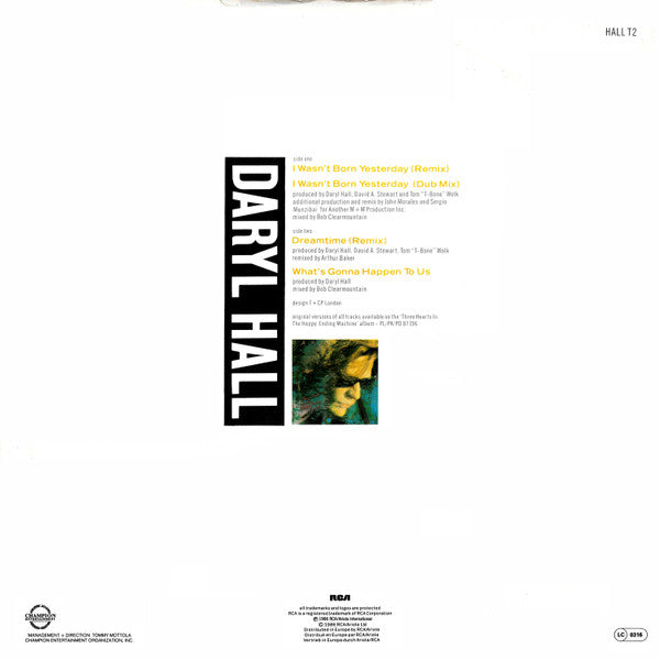 Daryl Hall - I Wasn't Born Yesterday