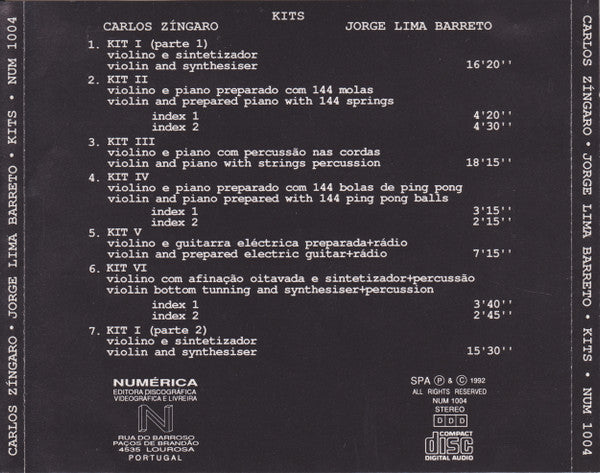Carlos Zíngaro - Kits