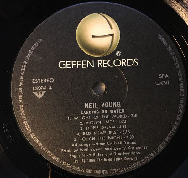 Neil Young - Landing On Water