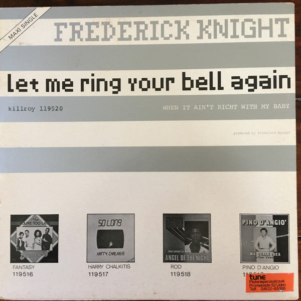 Frederick Knight - Let Me Ring Your Bell Again