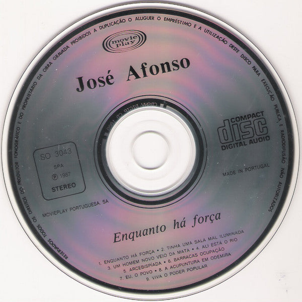 José Afonso - Enquanto Há Força