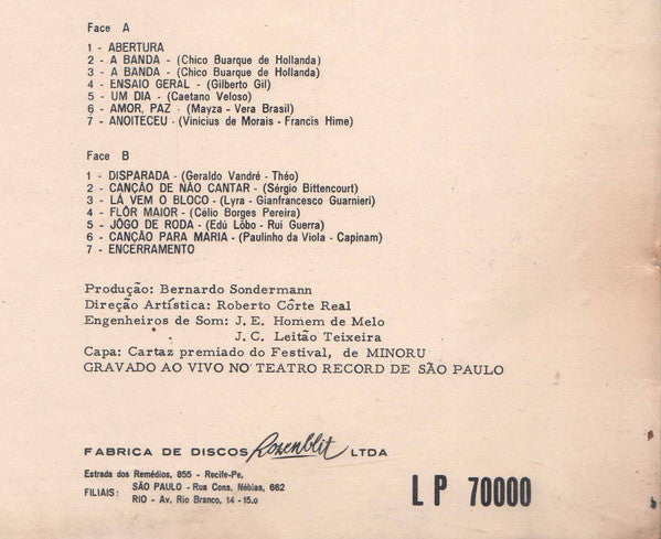 Various - Viva O Festival Da Música Popular Brasileira