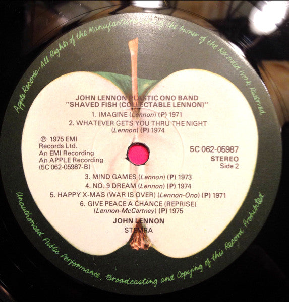 John Lennon - Shaved Fish
