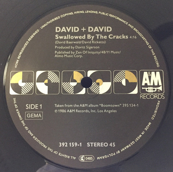 David + David - Swallowed By The Cracks