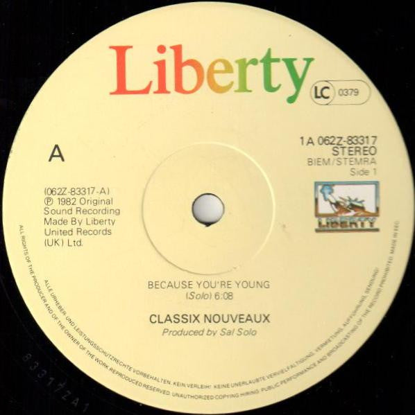 Classix Nouveaux - Because You're Young