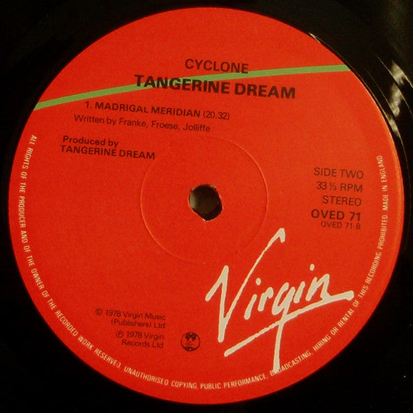 Tangerine Dream - Cyclone
