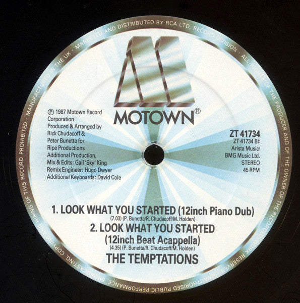The Temptations - Look What You Started