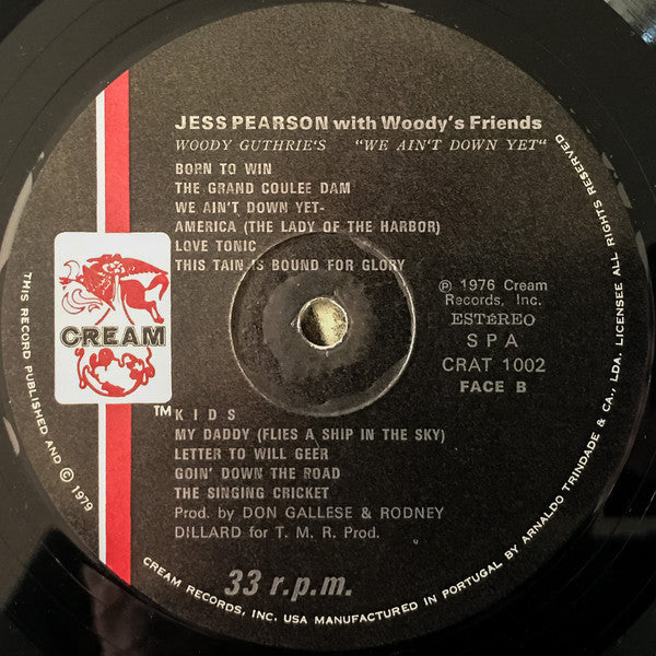 Jess Pearson - Woody Guthrie's "We Ain't Down Yet'