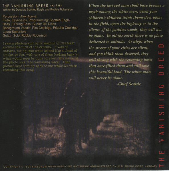 Robbie Robertson & The Red Road Ensemble - Music For The Native Americans