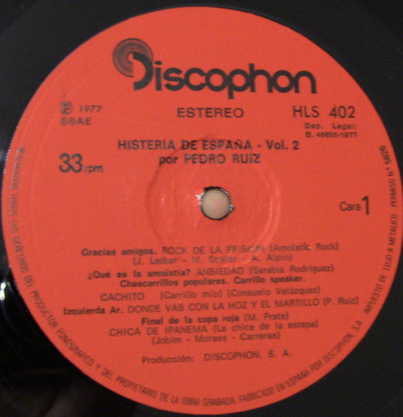 Pedro Ruiz - Histeria De España Vol. 2