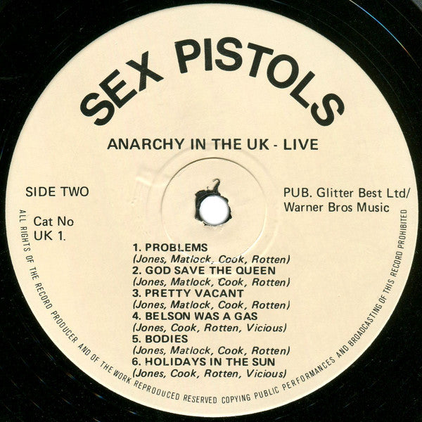 Sex Pistols - Anarchy In The UK - Live