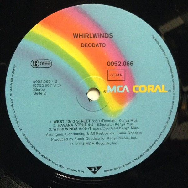 Eumir Deodato - Whirlwinds
