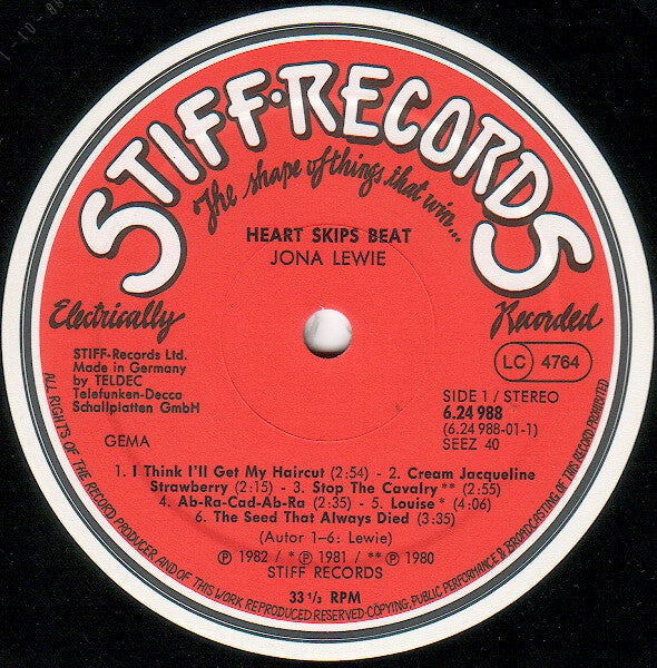 Jona Lewie - Heart Skips Beat