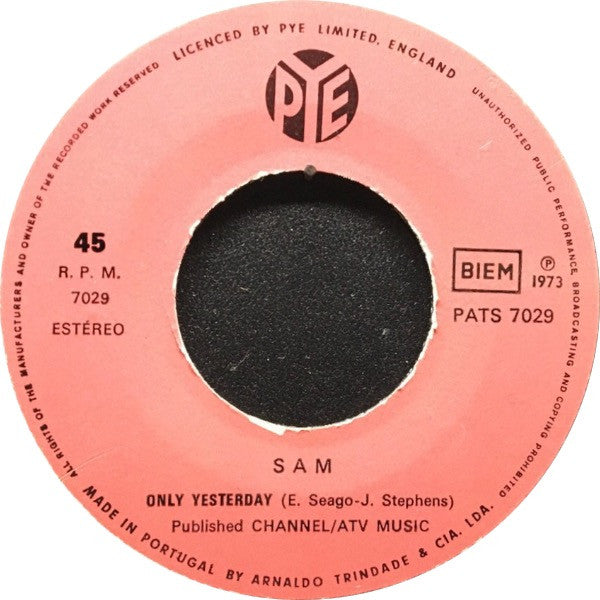 Sam (63) - Only Yesterday / Cry Wolf