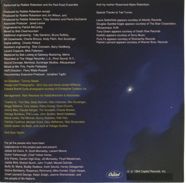 Robbie Robertson & The Red Road Ensemble - Music For The Native Americans
