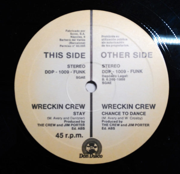 Wreckin' Crew - Chance To Dance