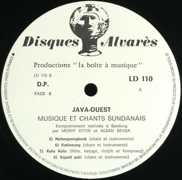 Various - Java - Pays Sounda - Musique Et Chants Traditionnels