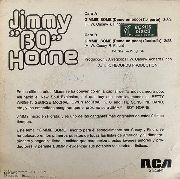 Jimmy "Bo" Horne - Gimmie Some (Dame Un Poco)
