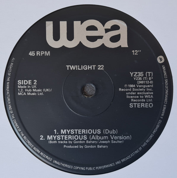 Twilight 22 - Mysterious (Remix)
