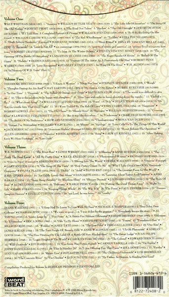 Various - In Their Own Voices (A Century Of Recorded Poetry)