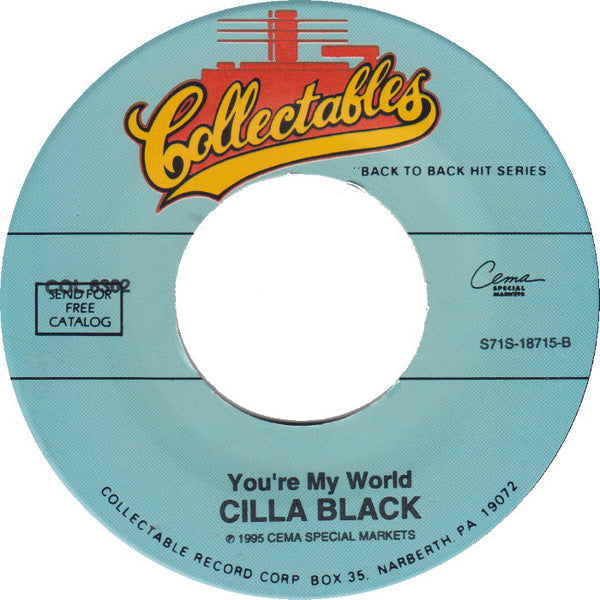 Verdelle Smith / Cilla Black - Tar And Cement / You're My World