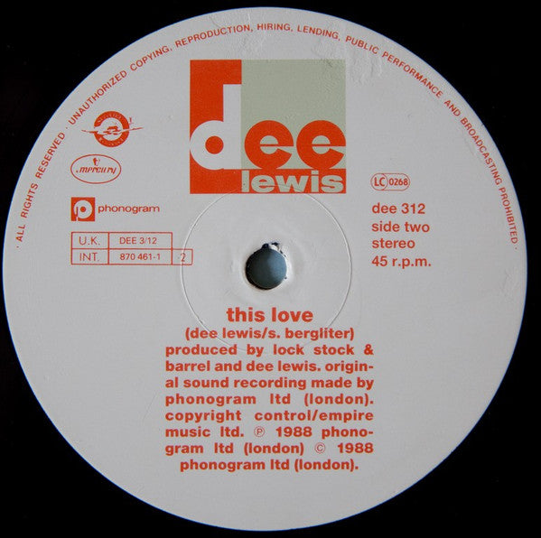 Dee Lewis - The Best Of My Love