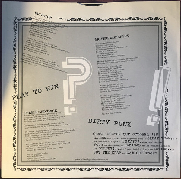 The Clash - Cut The Crap