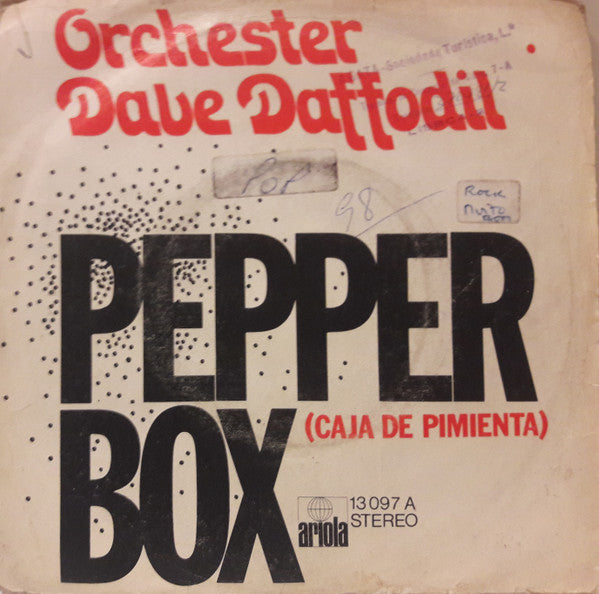 Dave Daffodil & His Orchestra - Pepper Box