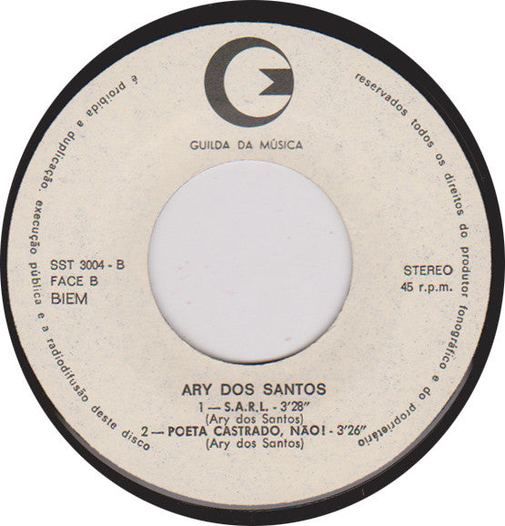 José Carlos Ary Dos Santos - Poesia Política