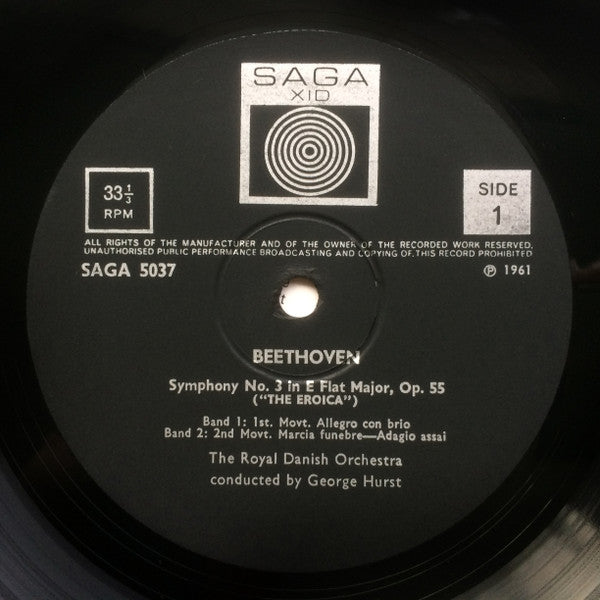 Ludwig van Beethoven - George Hurst Conducting Det Kongelige Kapel - Symphony No. 3 In E Flat, Opus 55 ("Eroica ")