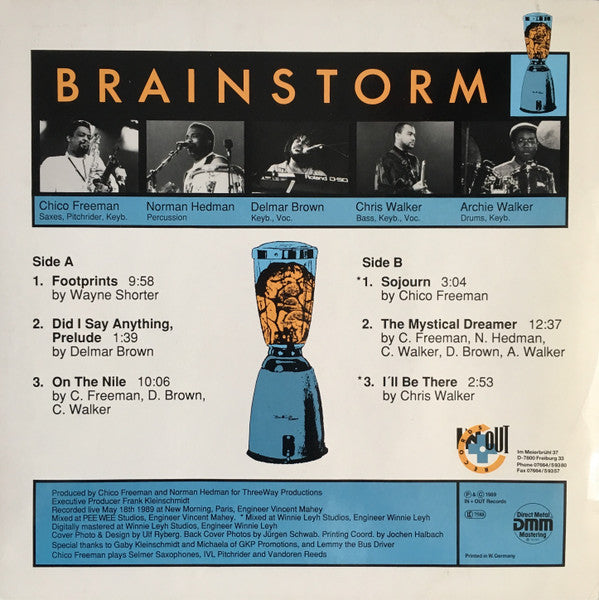 Brainstorm (25) Featuring Chico Freeman - The Mystical Dreamer