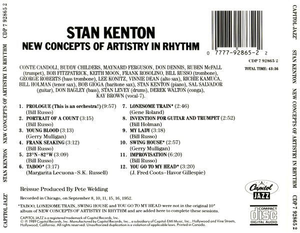 Stan Kenton - New Concepts Of Artistry In Rhythm