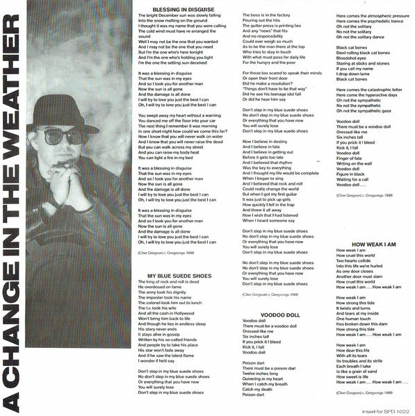 Clive Gregson And Christine Collister - A Change In The Weather