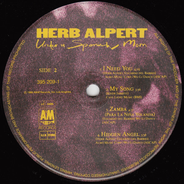 Herb Alpert - Under A Spanish Moon