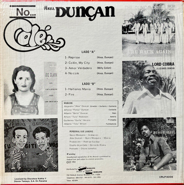 Los Hermanos Duncan - No Cole