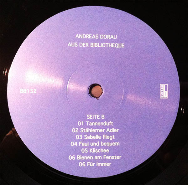 Andreas Dorau - Aus Der Bibliotheque