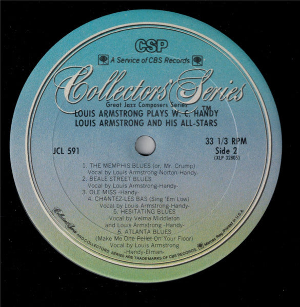 Louis Armstrong - Plays W. C. Handy