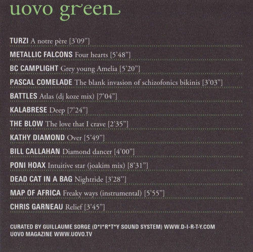 Various - Uovo Ecology, Luxury, Degradation / Uovo Green